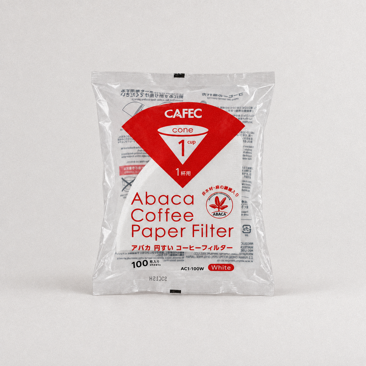Cafec - Abaca Filter Paper 1 Cup (100 Filters)